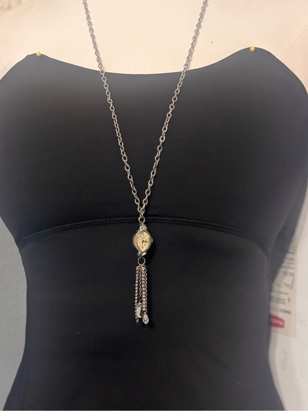 Handmade Vintage Watch Necklace -Repurposed Timepiece Pendant